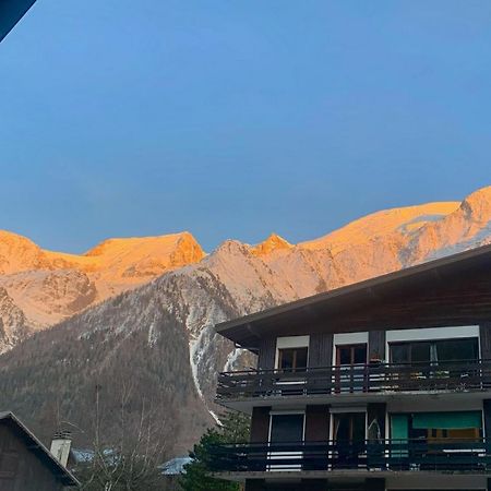 Les Dryades - Renove - Balcon Avec Vue Mt Blanc Les Houches Exteriér fotografie
