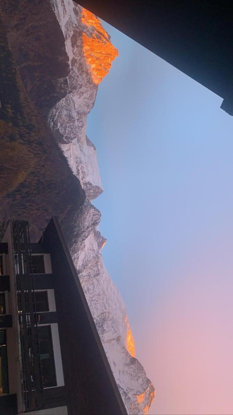 Les Dryades - Renove - Balcon Avec Vue Mt Blanc Les Houches Exteriér fotografie